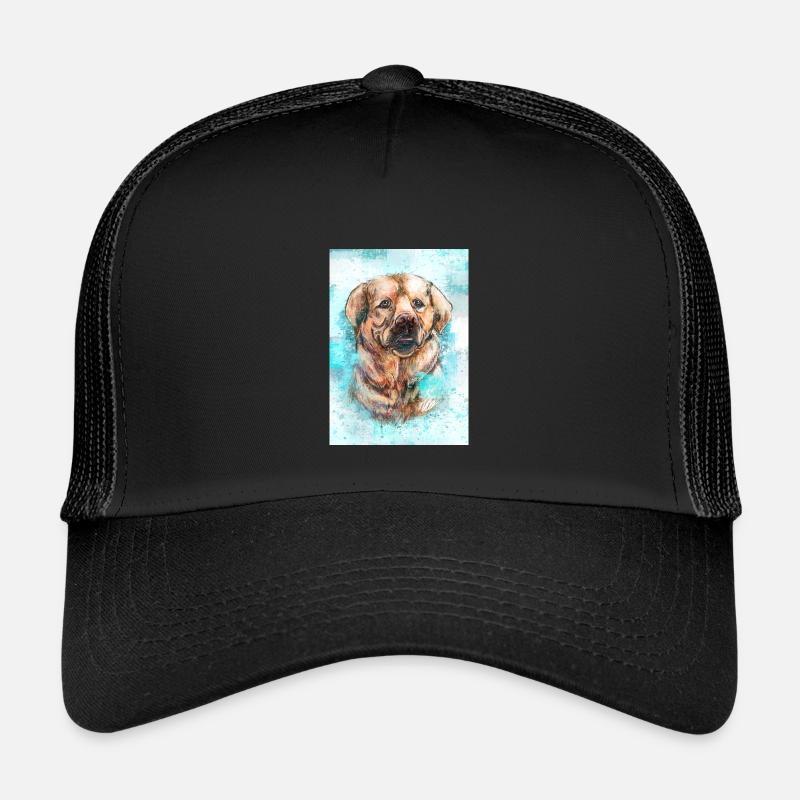 Labrador - Kids’ Trucker Cap - black/black