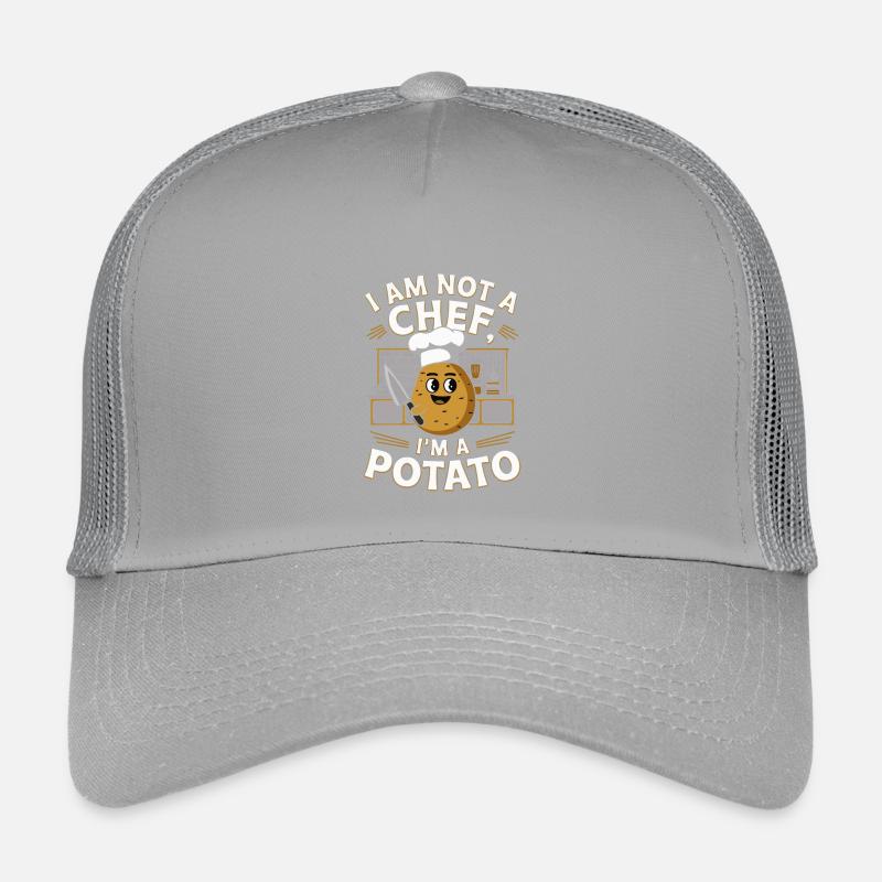 Playful Potato Chef Illustration Kids’ Trucker Cap