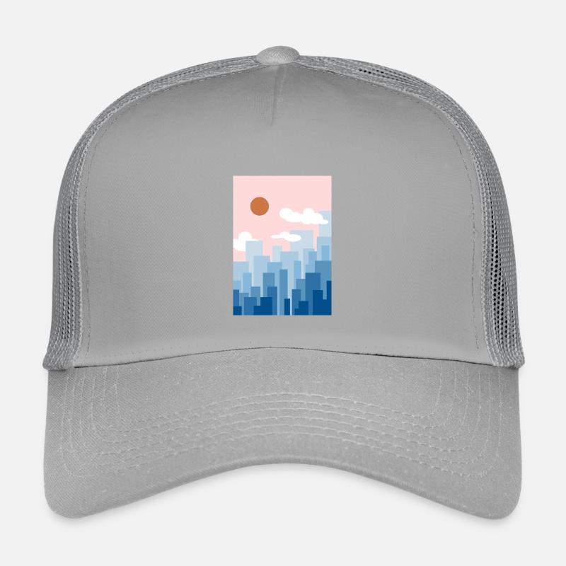 Skyline rosa Kinder Trucker-Cap