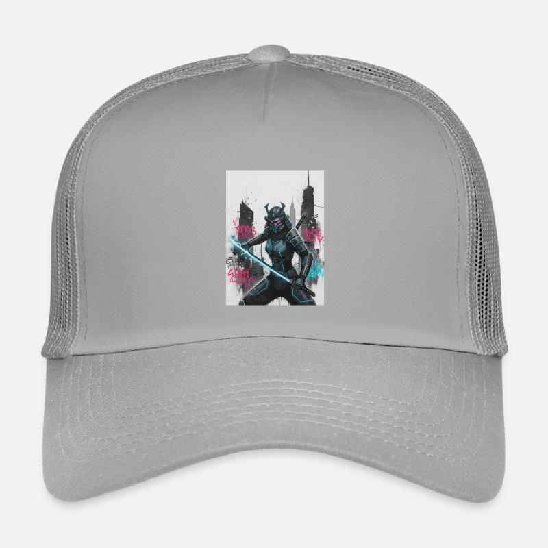 Cyber Samurai Neon Klinge Kinder Trucker-Cap