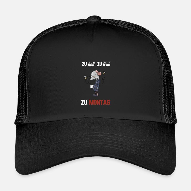 mad Monday - Kids’ Trucker Cap - black/black