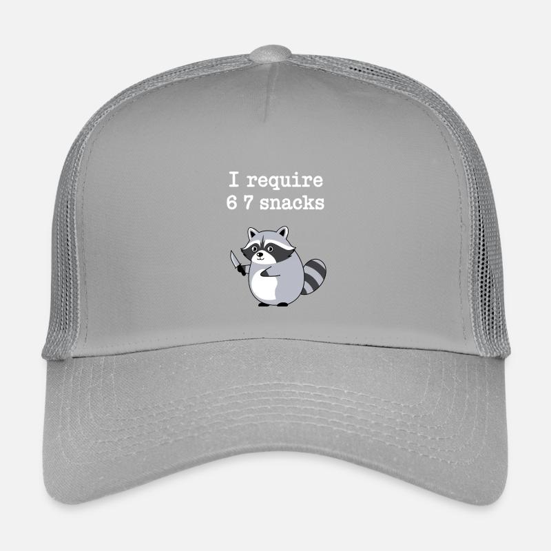 6-7 Internet Meme Cooler 6 7 Raccoon Kids’ Trucker Cap