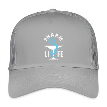 Apotheker Pharmazeutisch-technischer - Kinder Trucker-Cap - Hellgrau - Vorne