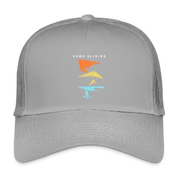 Paragliding Paragliding Paraglider - Kids’ Trucker Cap - light grey - Front