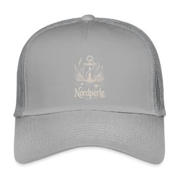 Nordperle Hamburg Nordsee Ostsee Norddeutsch Deern - Kinder Trucker-Cap - Hellgrau - Vorne