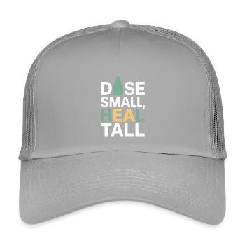 Certified Clinical Micro-Dose Specialist Apparel  - Kids’ Trucker Cap - light grey - Front