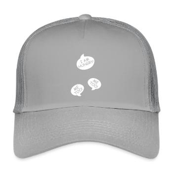 Annonce de la grossesse Maman des triplés Maman - Casquette trucker enfant - gris clair - Devant