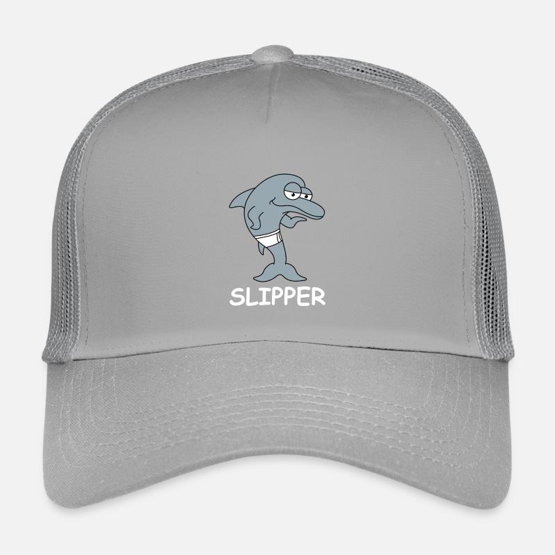 Slipper Delfin In Badehose Kinder Trucker-Cap