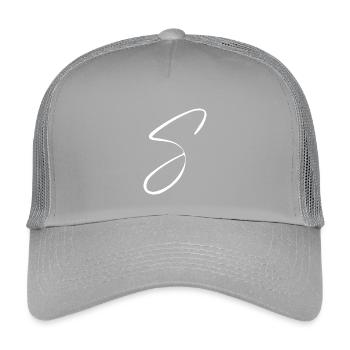 s - Kids’ Trucker Cap - light grey - Front