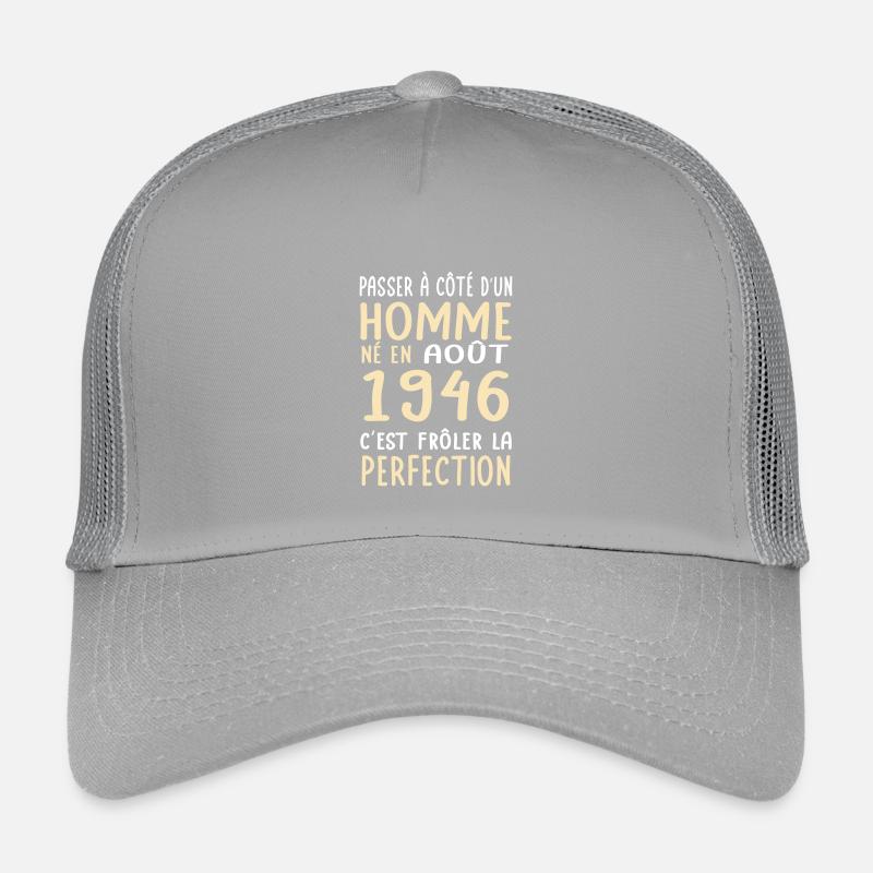 Anniversaire 80 ans - Né en Août 1946 Casquette trucker enfant