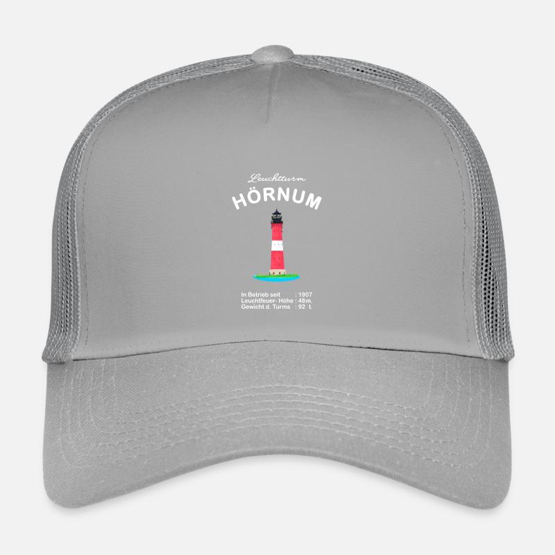 Leuchtturm Hörnum auf Sylt, Zeichnung Kinder Trucker-Cap