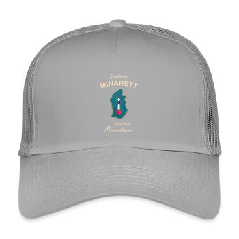 Bremerhaven, lighthouse underfire, minaret, - Kids’ Trucker Cap - light grey - Front