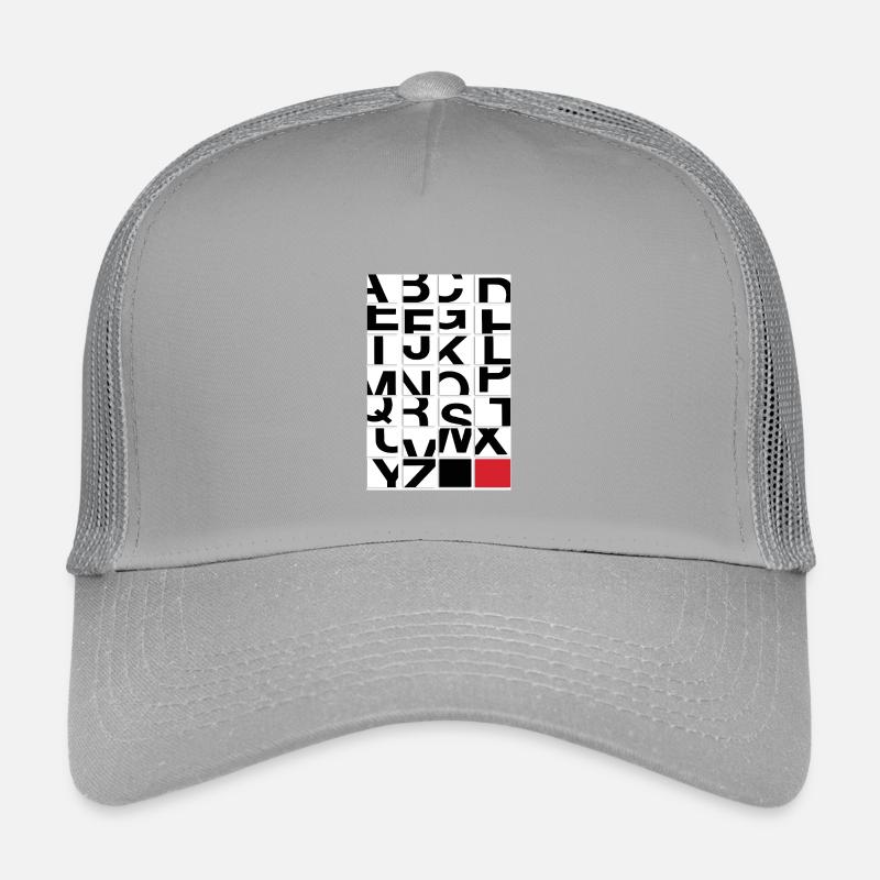 Modern Alphabet – Typography Art Kids’ Trucker Cap