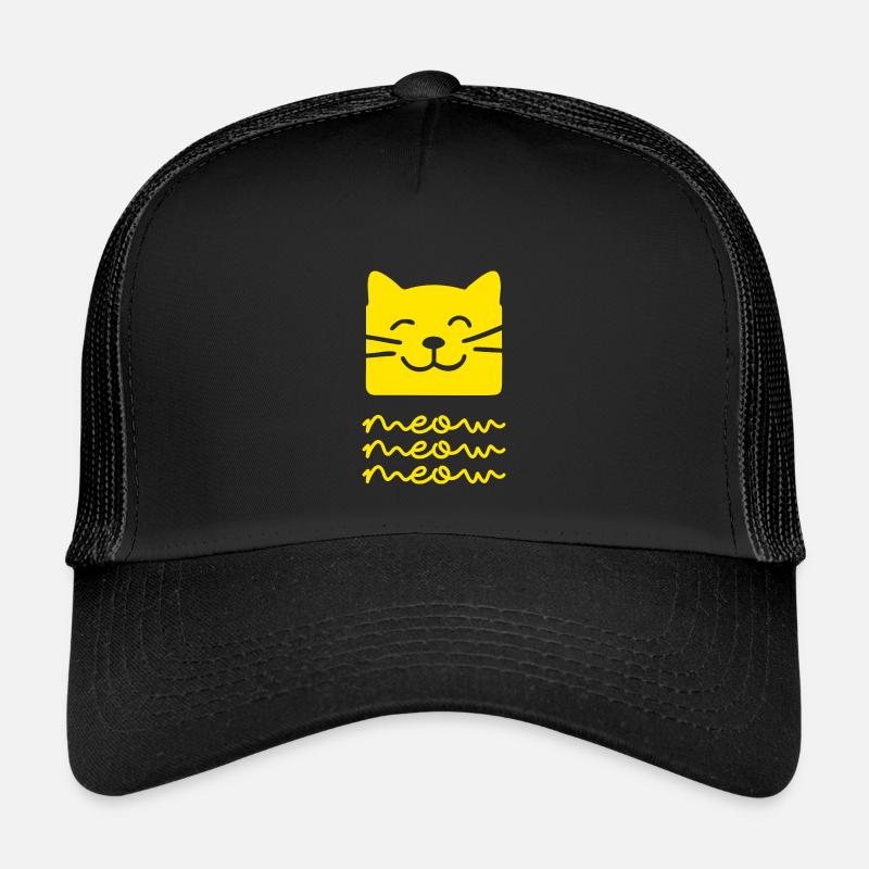 Meow Meow (dark) Kids’ Trucker Cap