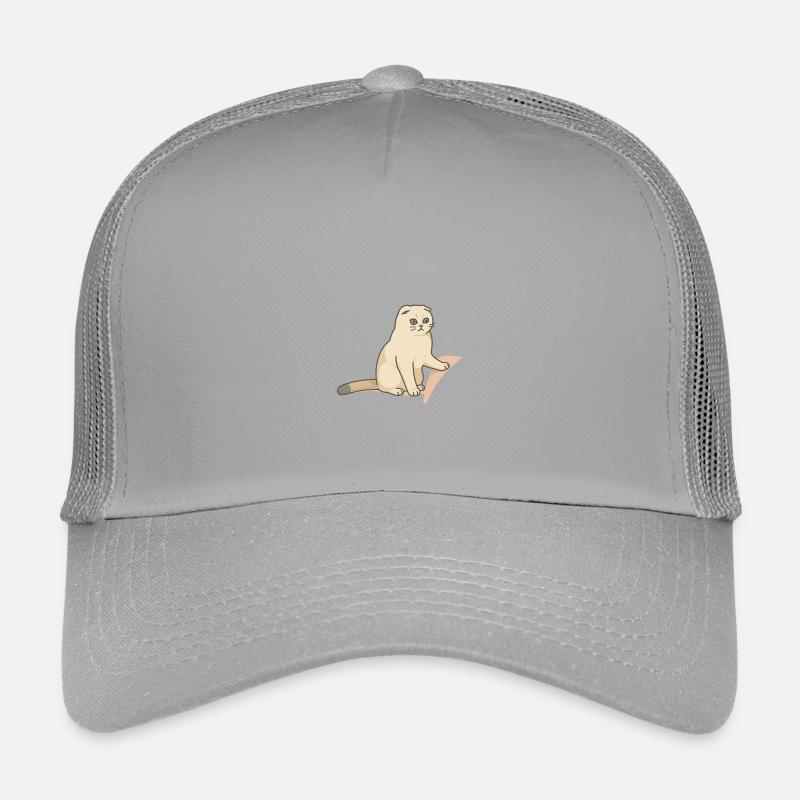 Chat mignon avec une expression mélancolique Casquette trucker enfant