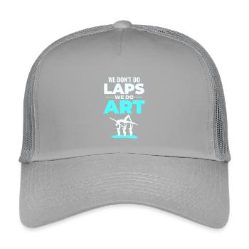 Tanz Akrobat Illustration Synchronschwimmen - Kinder Trucker-Cap - Hellgrau - Vorne