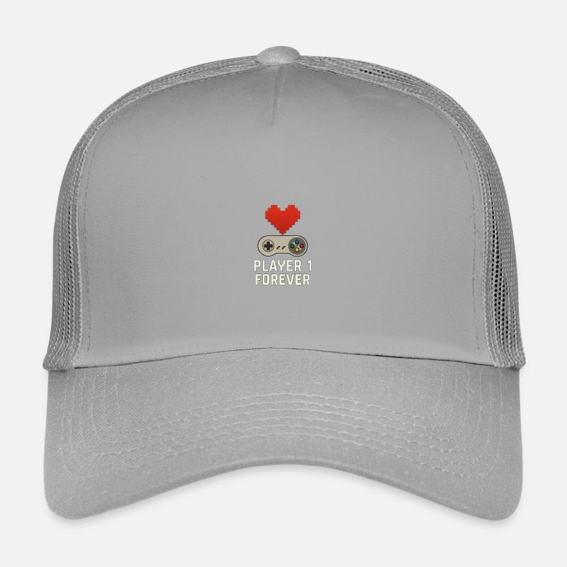 Conception de cœur de jeu rétro Casquette trucker enfant