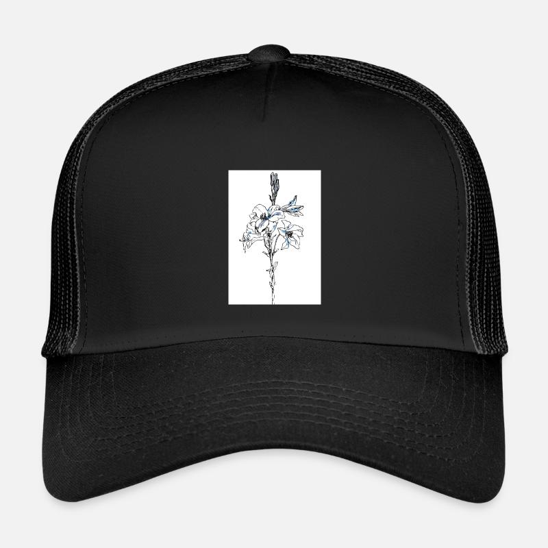 Blue lillies Kinder Trucker-Cap