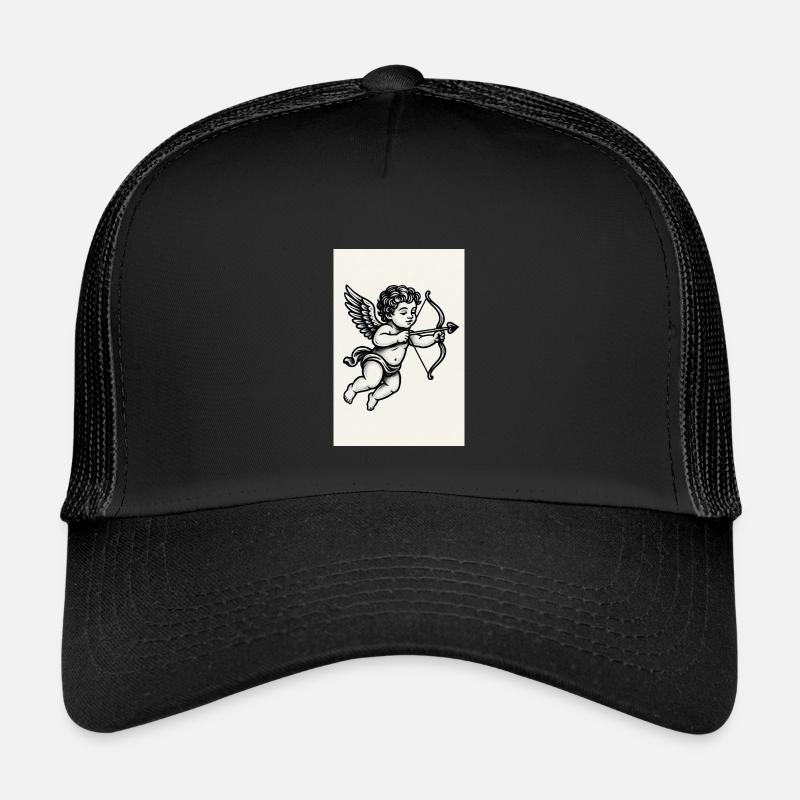 Engel - Kinder Trucker-Cap - Schwarz/Schwarz