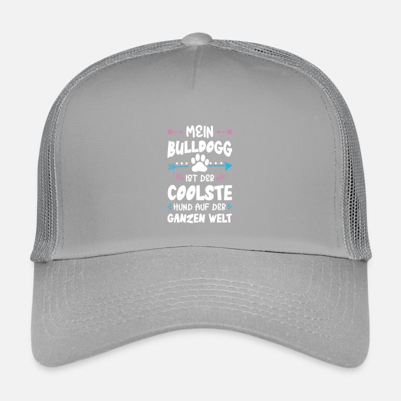 bulldog hund spruch Kinder Trucker-Cap