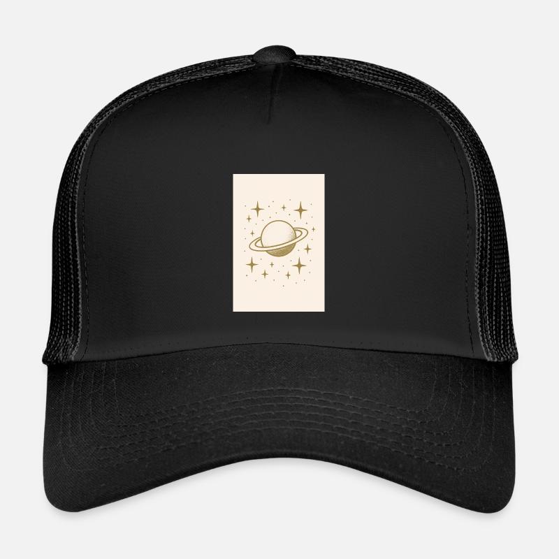 Star - Kids’ Trucker Cap - black/black