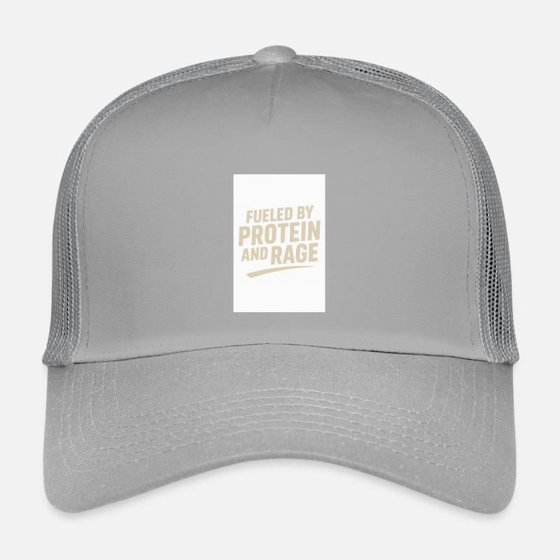 FUELED BY PROTEIN AND RAGE Kids’ Trucker Cap