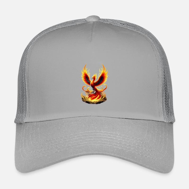 Fire Phoenix Flame Vortex Kids’ Trucker Cap