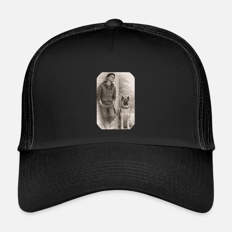 Matt & Holly - Kids’ Trucker Cap - black/black