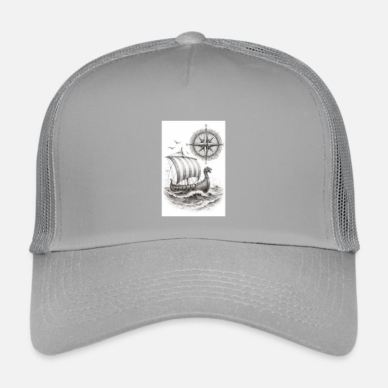 Navire à voile Compass Viking Casquette trucker enfant