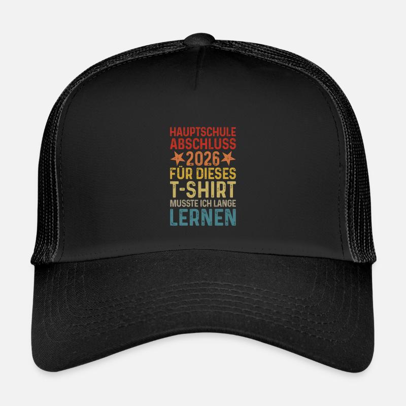 Hauptschule Abschluss 2026 T-Shirt Kinder Trucker-Cap