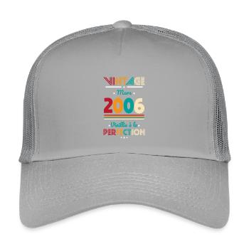 20 Year Anniversary - Vintage - March 2006 - Kids’ Trucker Cap - light grey - Front
