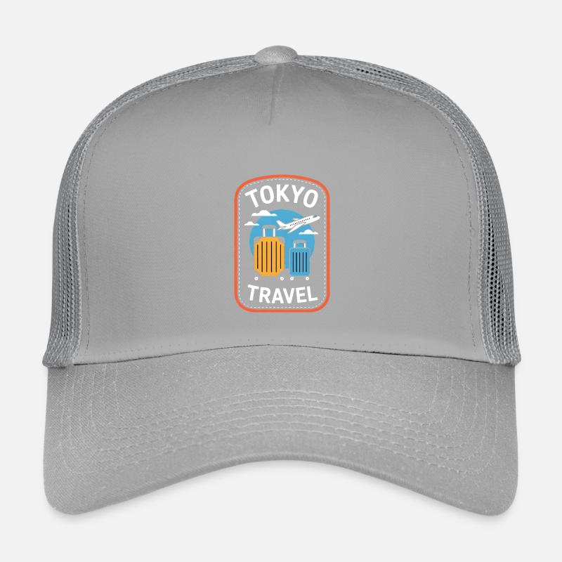 Motif de voyage Tokyo Japon Casquette trucker enfant