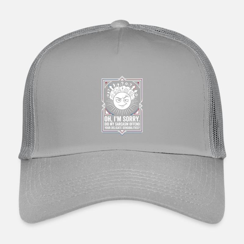 Sun sarcasm: Sorry, not apologized Kids’ Trucker Cap