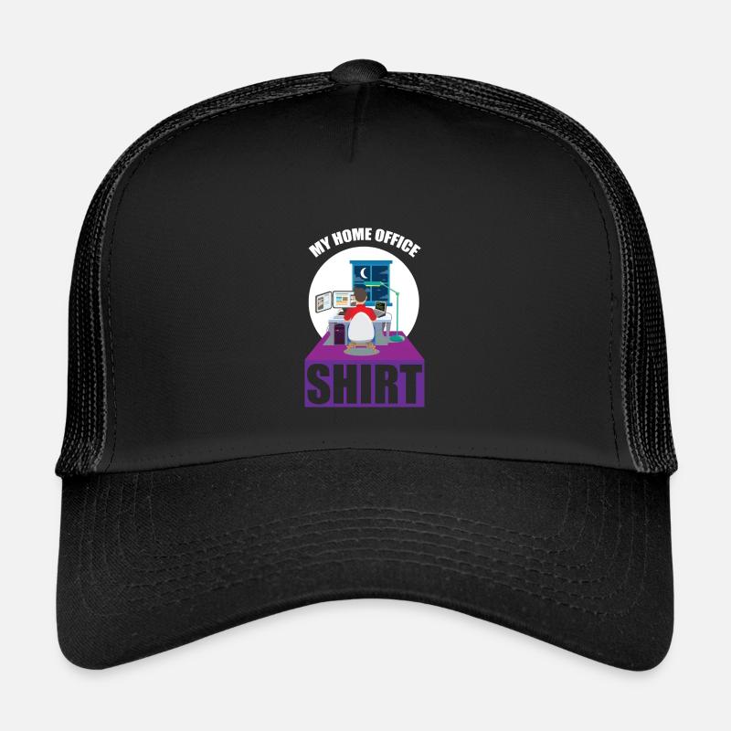 Night Shift Coder Programmer Desk Graphic Kinder Trucker-Cap