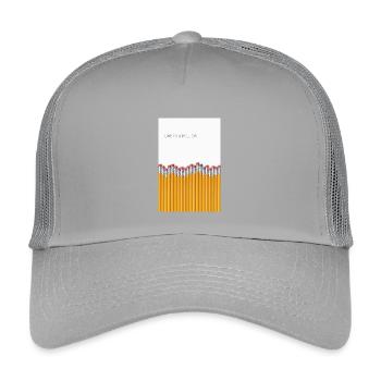One in a Million Minimalist Statement - Kinder Trucker-Cap - Hellgrau - Vorne