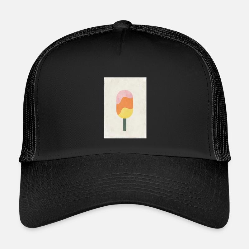 icecream - Kids’ Trucker Cap - black/black