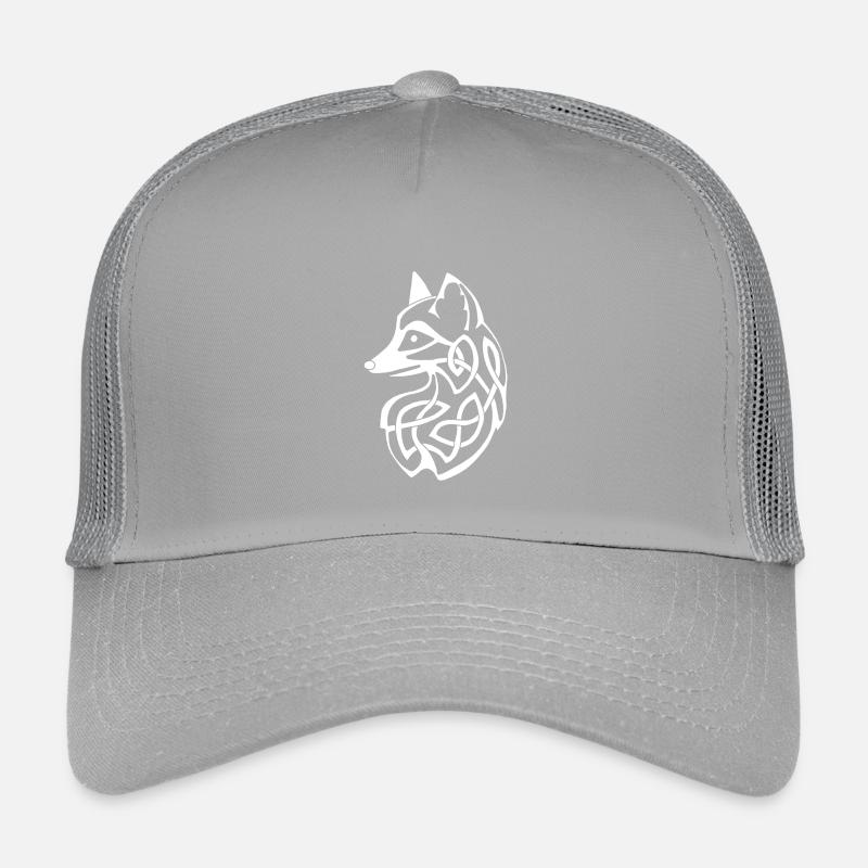 Renard celte blanc Casquette trucker enfant