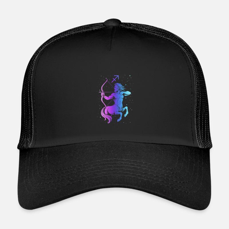 Sagittarius – Neon Zodiac Sign Kids’ Trucker Cap
