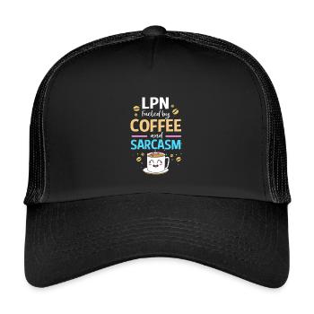Krankenschwester Krankenpfleger Krankenpflegerin - Kinder Trucker-Cap - Schwarz/Schwarz - Vorne