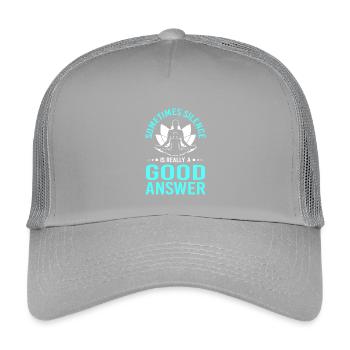 Zen Meditation Buddhismus Buddhist Buddha Chakra - Kinder Trucker-Cap - Hellgrau - Vorne