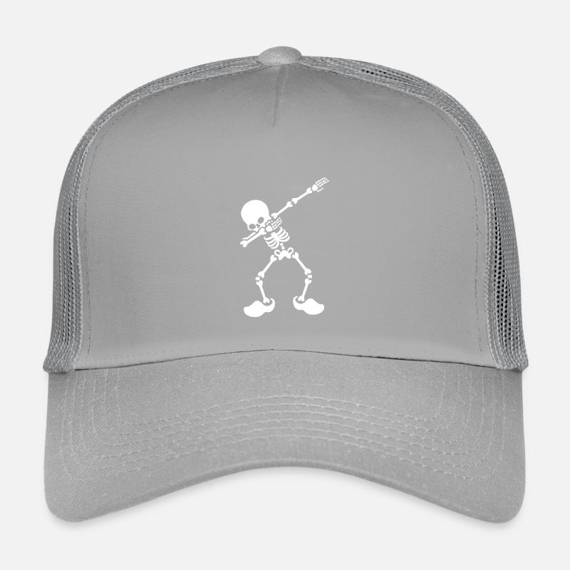 Dab dabbende skeleton dutch clogs holland Kids’ Trucker Cap