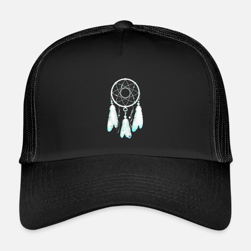 Traumfänger Sternenflug - Kinder Trucker-Cap - Schwarz/Schwarz