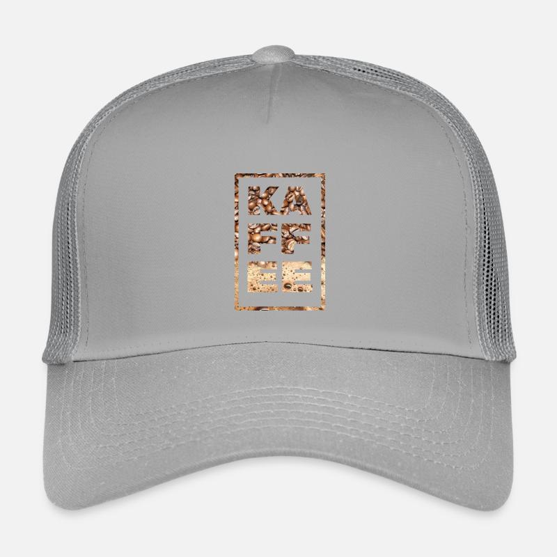 Grains de café Caféine Café Dire les amateurs de café Casquette trucker enfant
