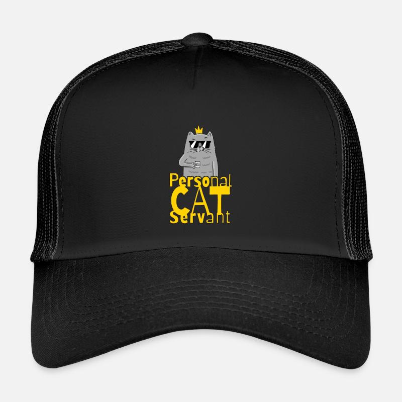 Personal Cat Servant Funny Kitten Kids’ Trucker Cap