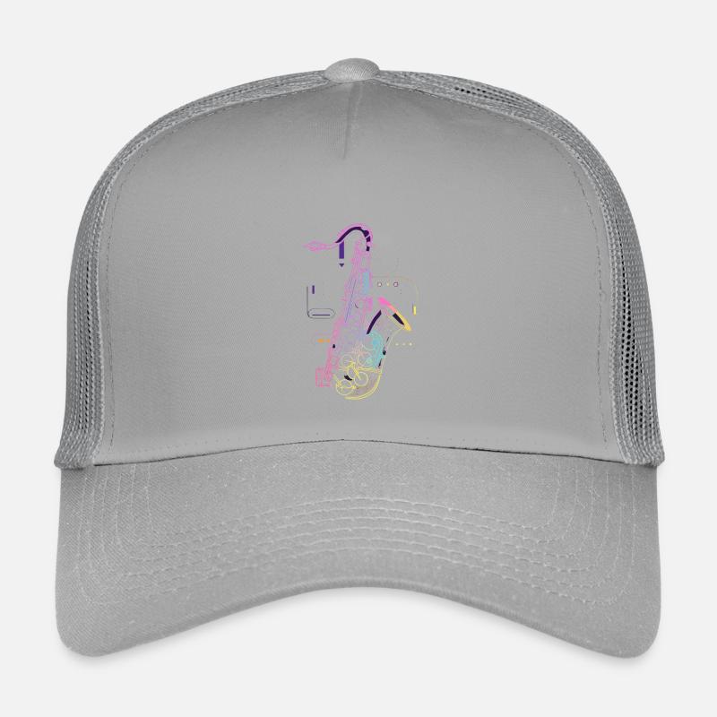 Dessin de saxophone Casquette trucker enfant