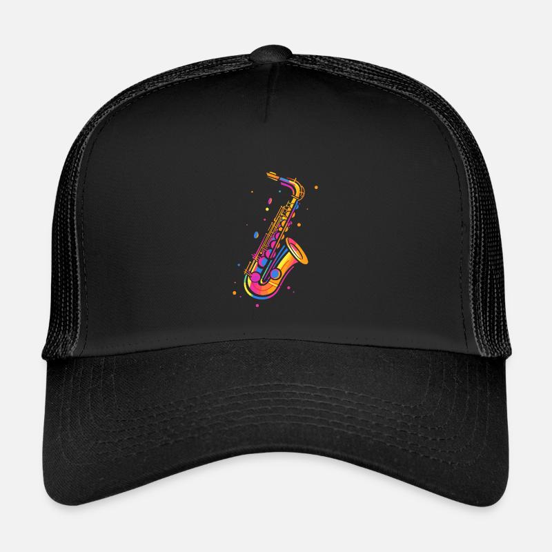 Retro Saxophone Kids’ Trucker Cap
