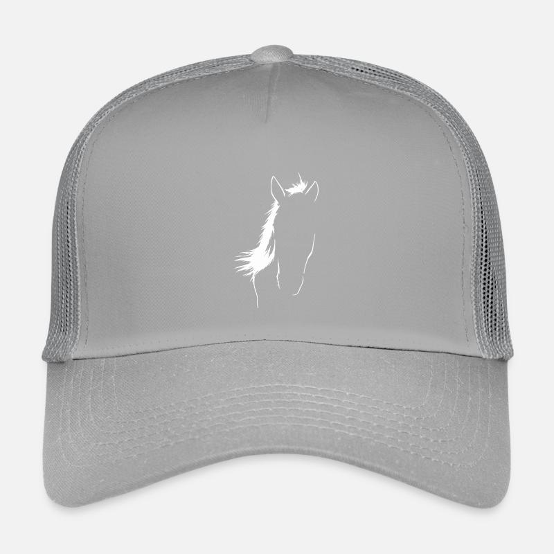 Elegant Horse Silhouette Art Kids’ Trucker Cap