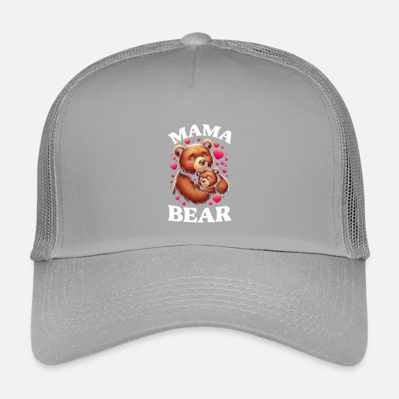 Mama Bär Muttertag Mutter Elternteil Mama Bear Kinder Trucker-Cap