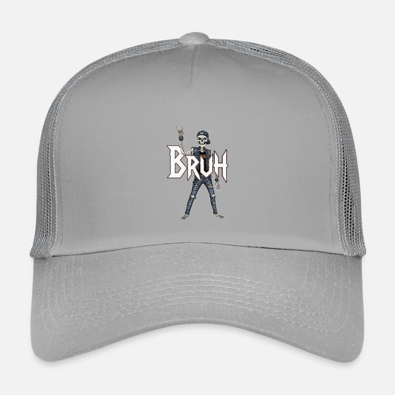 Bruh Skeleton Wippe Kinder Trucker-Cap