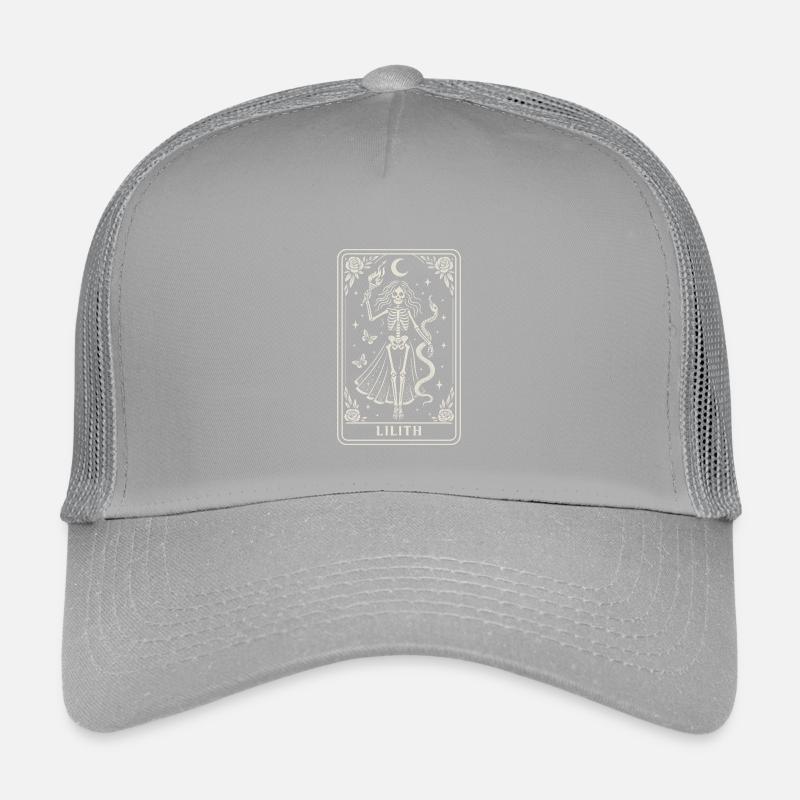 Lilith Skeleton Goddess Moonlight Kids’ Trucker Cap
